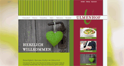 Desktop Screenshot of gasthaus-ulmenhof.de